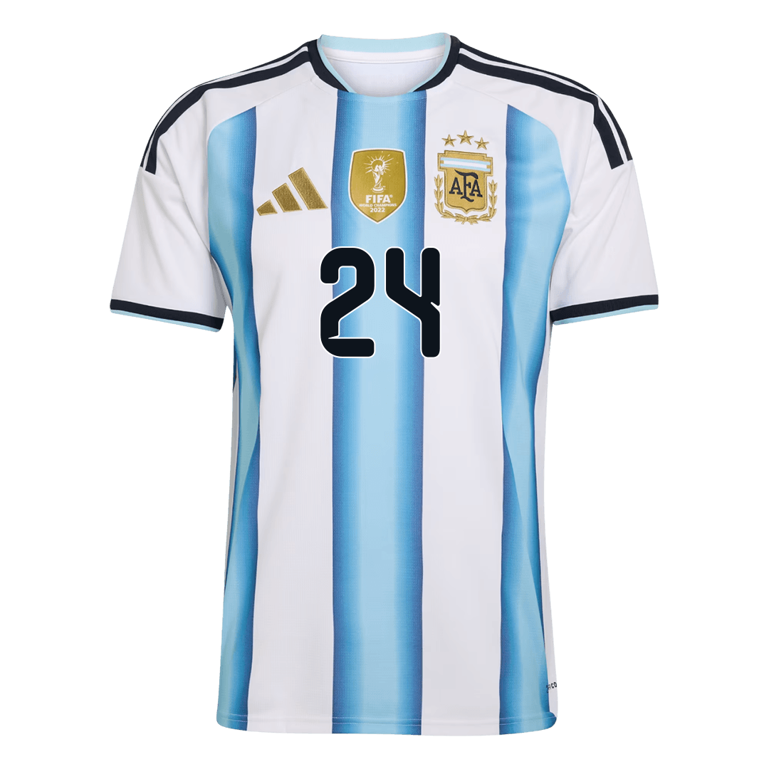 Camiseta E. FERNÁNDEZ #24 Argentina 2026 Primera Equipación Copa del Mundo - Version Hincha - Calidad premium