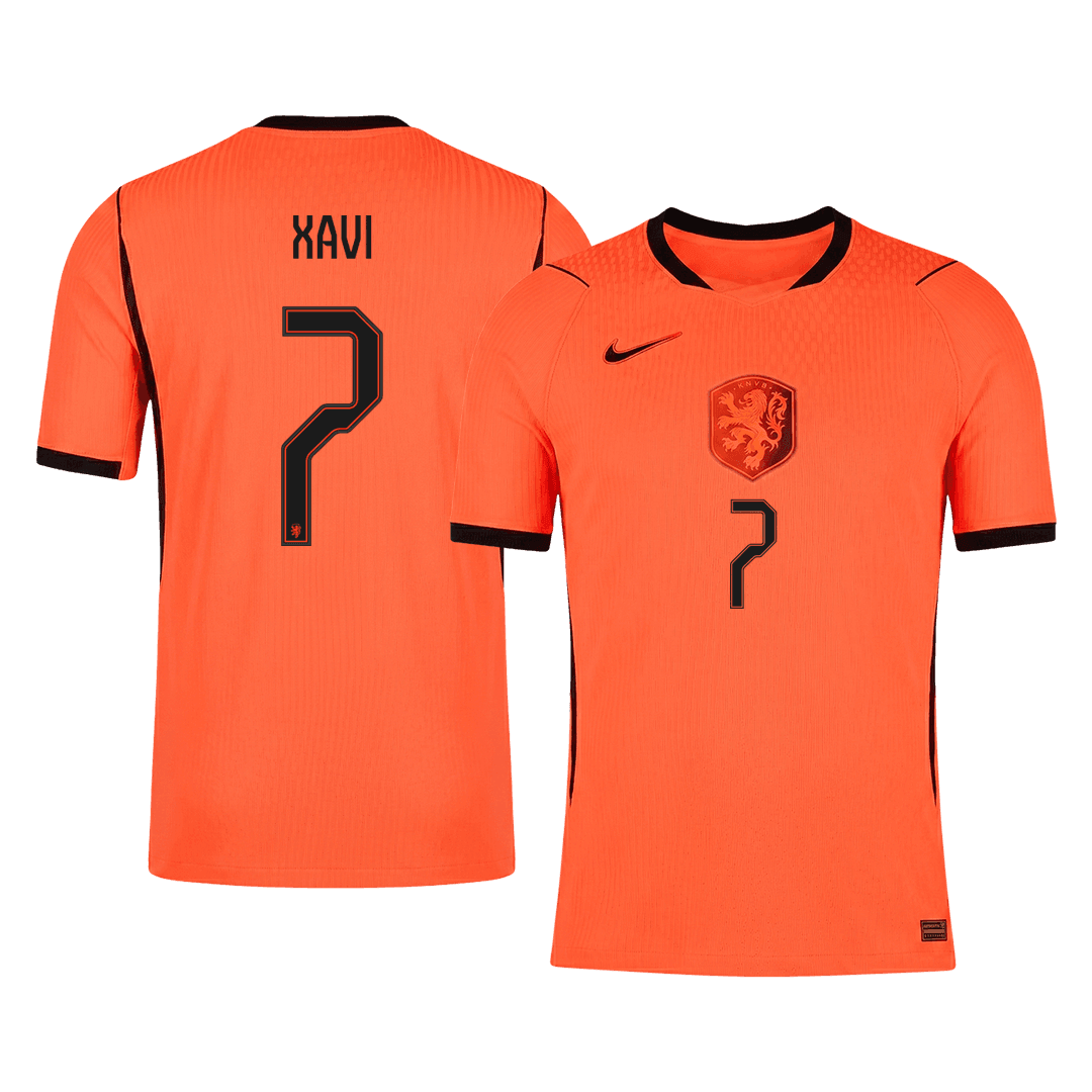 Camiseta Auténtica XAVI #7 Netherlands 2026 Primera Equipación Copa del Mundo - Version Jugador
