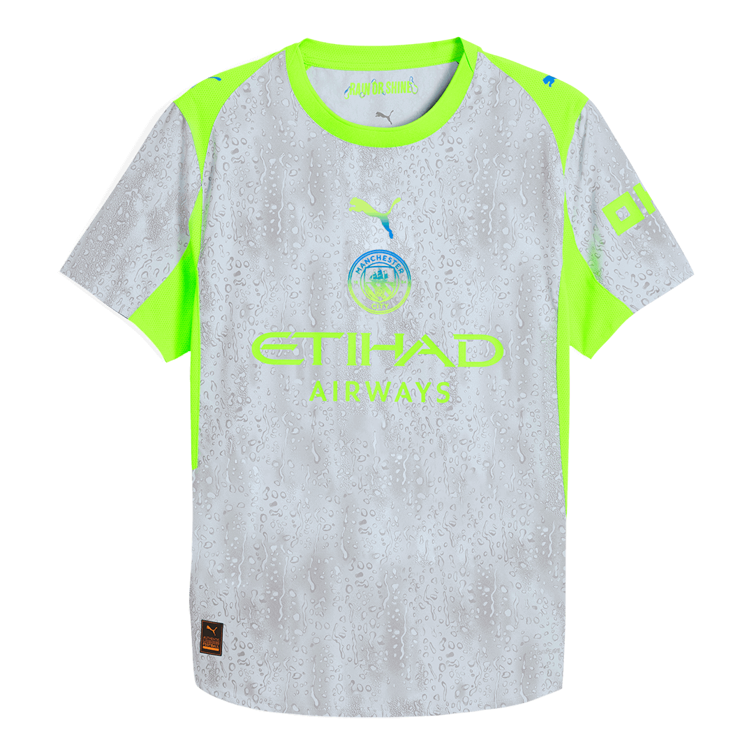 Camiseta Auténtica Manchester City 2025/26 Tercera Equipación -Versión Jugador