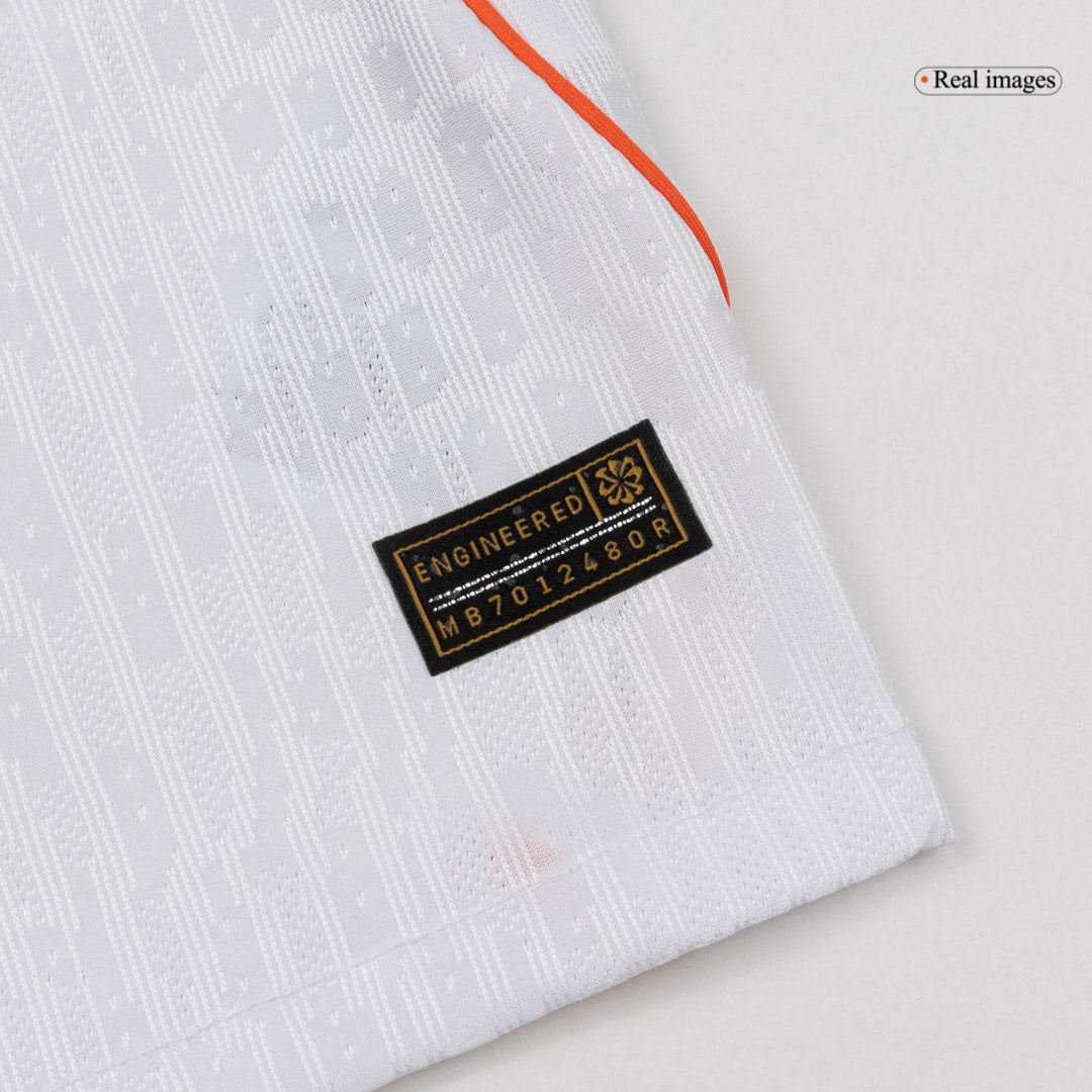 Camiseta Auténtica F.DE JONG #21 Netherlands 2026 Segunda Equipación Copa del Mundo - Version Jugador