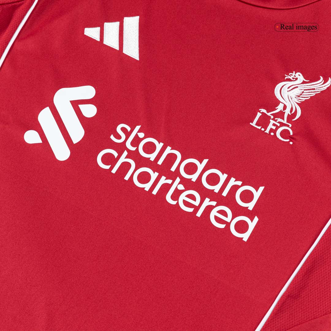 Conjunto Liverpool 2025/26 Primera Equipación-Camisetas Pasion Shop