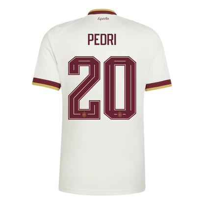 Camiseta PEDRI #20 Spain 2026 Segunda Equipación Copa del Mundo - Versión Hincha