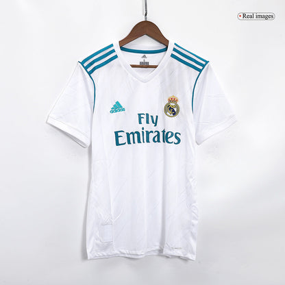 Tricouri Fotbal Vintage Real Madrid MODRIĆ #10 Acasă 2017/18