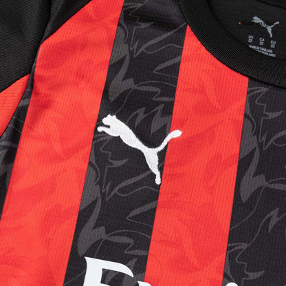 Conjunto Infantil Completo AC Milan 2025/26 Primera Equipación Kids-Camisetas Pasion Shop