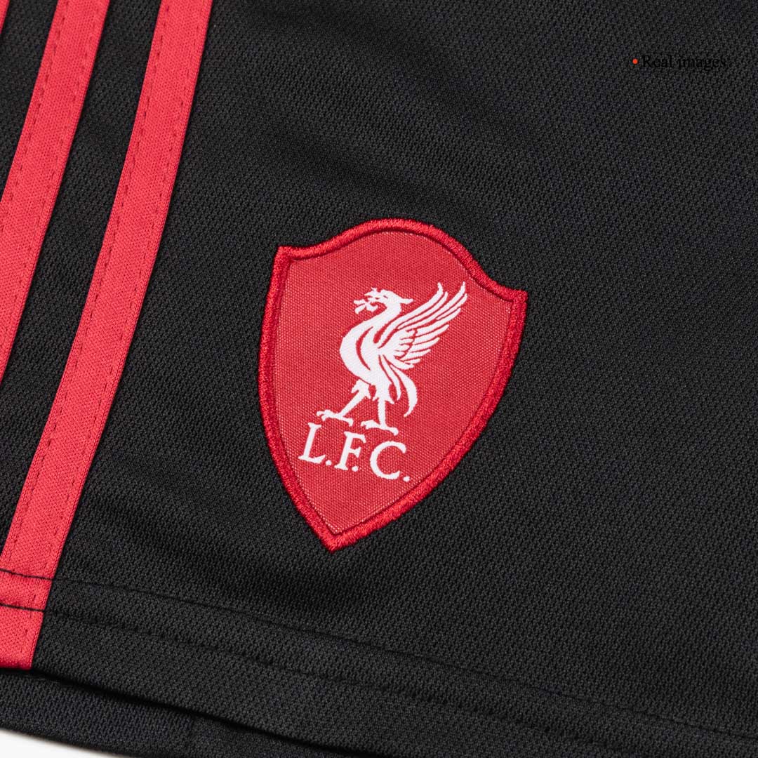 Conjunto Infantil Completo Liverpool 2025/26 Segunda Equipación Kids-Camisetas Pasion Shop