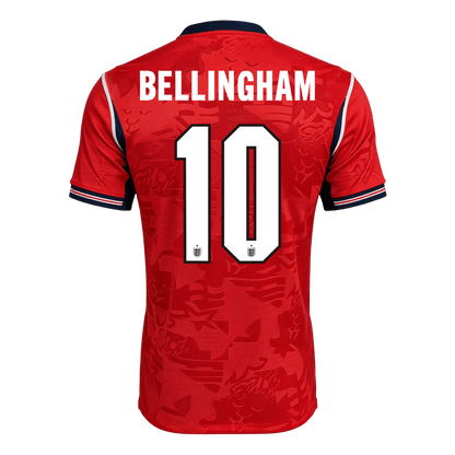 Camiseta Auténtica BELLINGHAM #10 England 2026 Segunda Equipación Copa del Mundo - Version Jugador