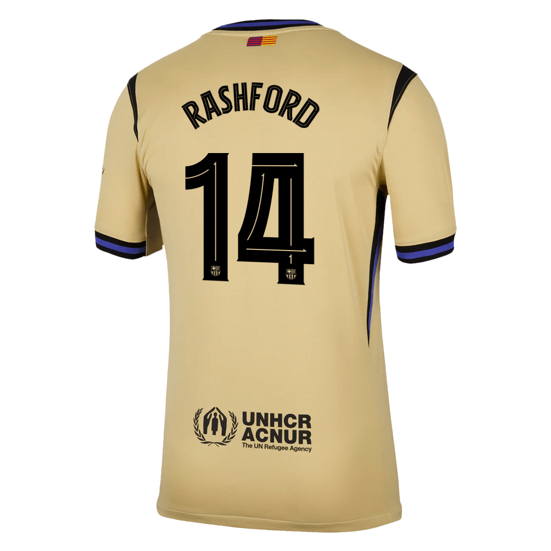 UCL Camiseta RASHFORD #14 Barcelona 2025/26 Segunda Equipación-Versión Hincha-Camisetas Pasion Shop