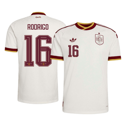 Camiseta Auténtica RODRIGO #16 Spain 2026 Segunda Equipación Copa del Mundo - Version Jugador