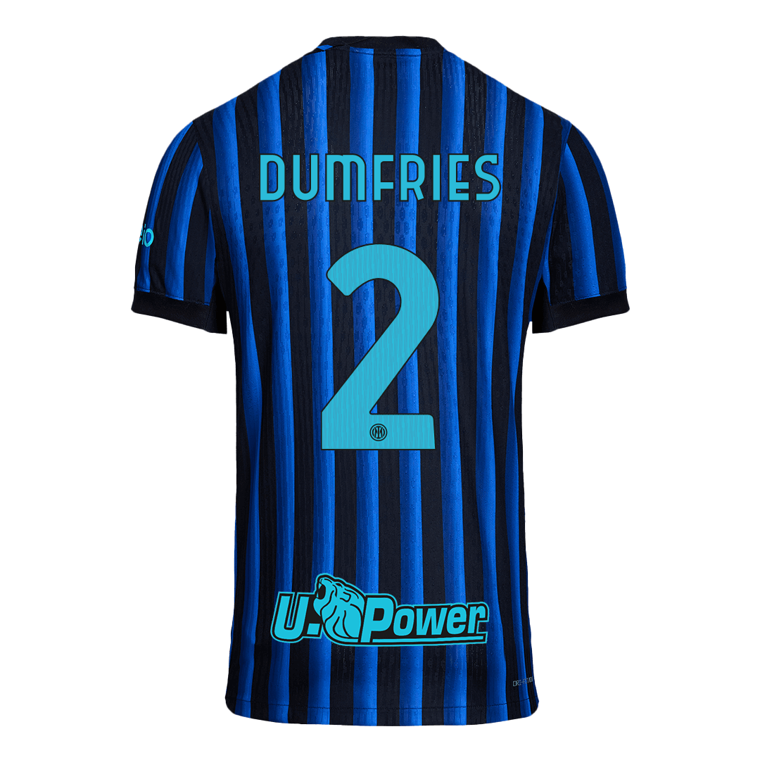 Camiseta Auténtica DUMFRIES #2 Inter Milan 2025/26 Primera Equipación - Version Jugador