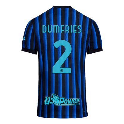 Camiseta Auténtica DUMFRIES #2 Inter Milan 2025/26 Primera Equipación - Version Jugador