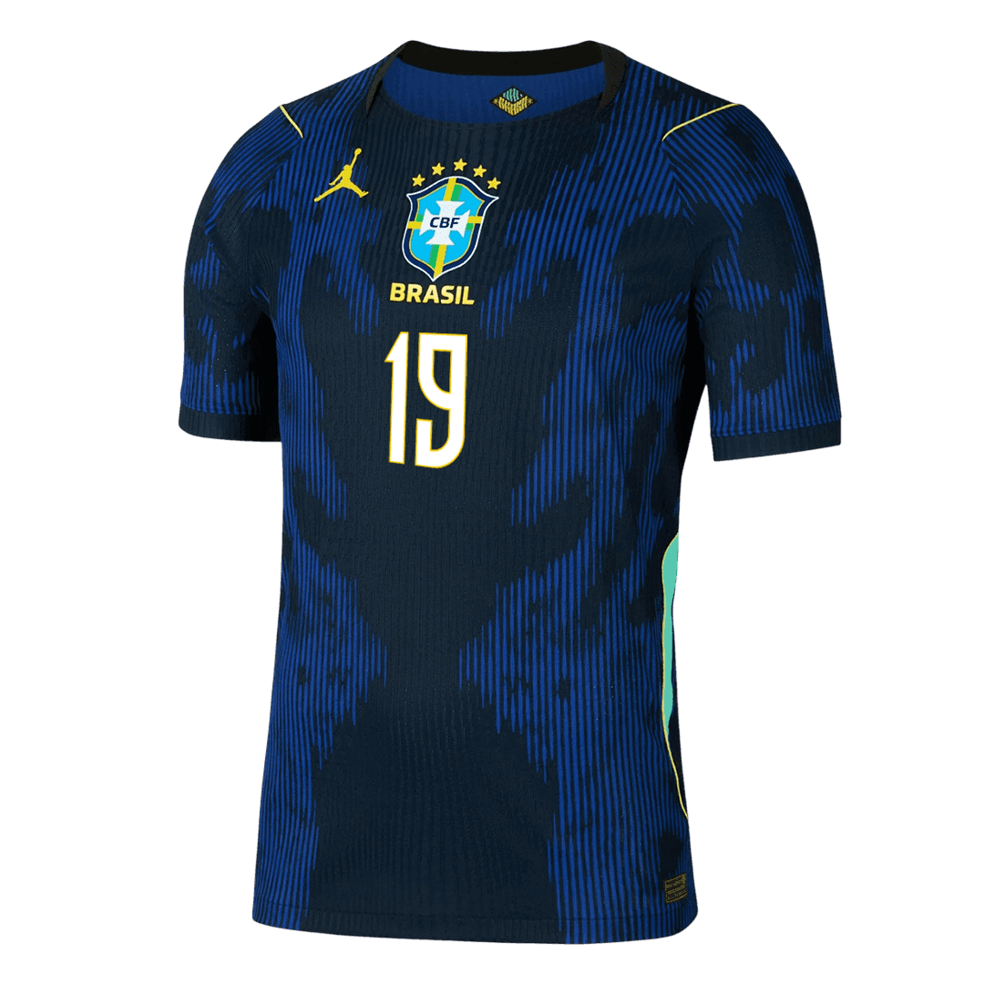 Camiseta Auténtica ENDRICK #19 Brazil 2026 Segunda Equipación Copa del Mundo - Version Jugador