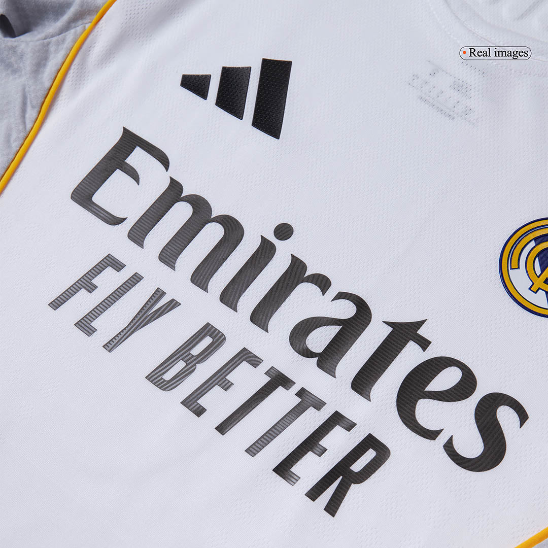 Tricouri Fotbal Real Madrid HUIJSEN #24 Acasă 2025/26 Authentic - Premium