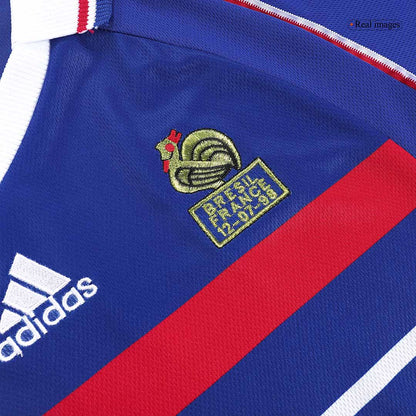 Tricouri Fotbal Vintage Franța Acasă 1998
