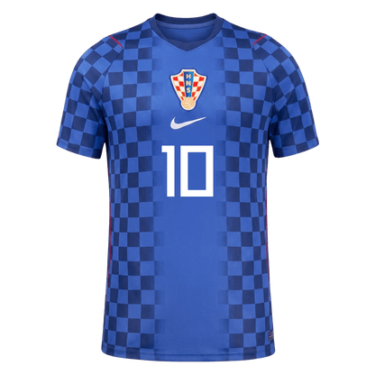 Camiseta Auténtica MODRIĆ #10 Croatia 2026 Segunda Equipación Copa del Mundo - Version Jugador