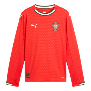 Tricouri Fotbal Portugalia Acasă 2025 Mânecă Lungă (mărime mare)