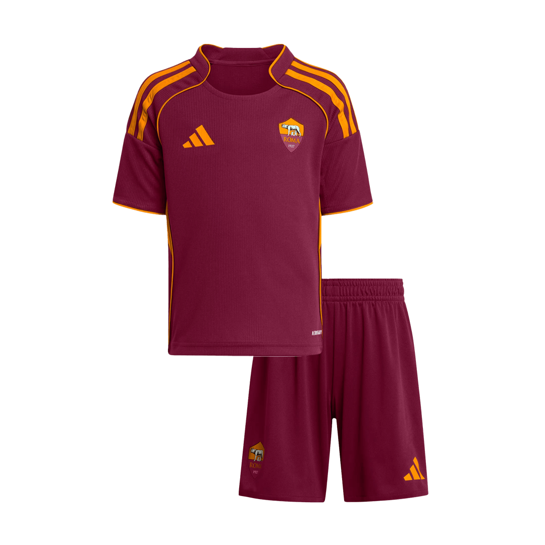Conjunto Infantil Roma 2025/26 Primera Equipación camiseta de fútbol