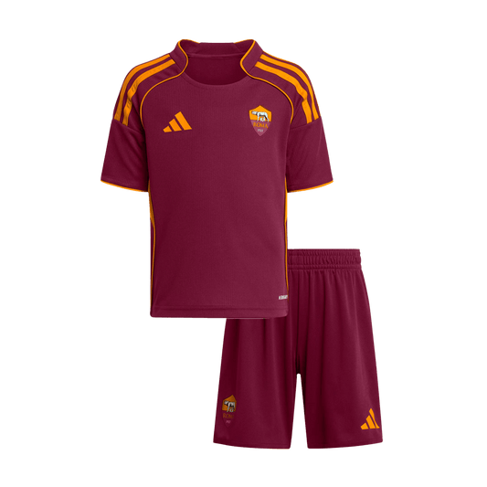 Conjunto Infantil Roma 2025/26 Primera Equipación camiseta de fútbol
