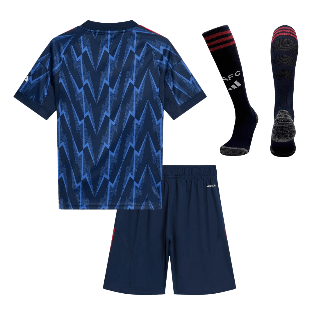 Conjunto Infantil Completo Arsenal 2025/26 Segunda Equipación