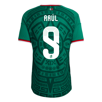 Camiseta Auténtica Raúl #9 Mexico 2026 Primera Equipación Copa del Mundo - Version Jugador