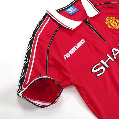 Tricouri Fotbal Vintage Manchester United Acasă 98/00