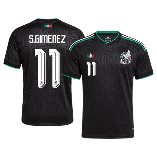 Camiseta S.GIMENEZ #11 Mexico 2026 Tercera Equipacion Copa del Mundo - Versión Hincha