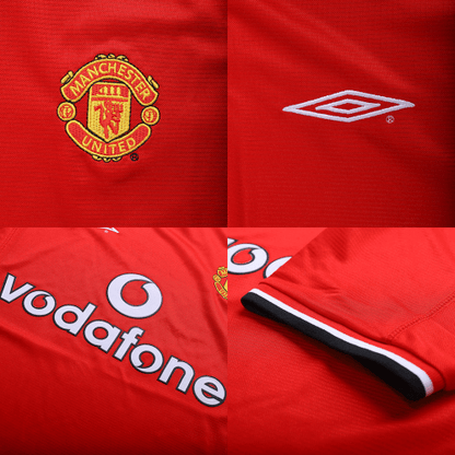Retro 2000/02 Manchester United Primera Equipación