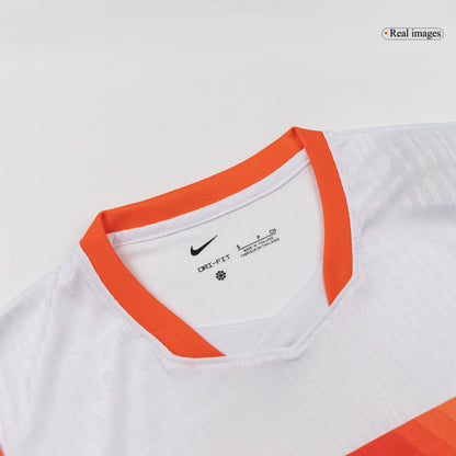 Camiseta Auténtica F.DE JONG #21 Netherlands 2026 Segunda Equipación Copa del Mundo - Version Jugador