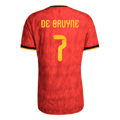 Camiseta Auténtica DE BRUYNE #7 Belgium 2026 Primera Equipación Copa del Mundo - Version Jugador