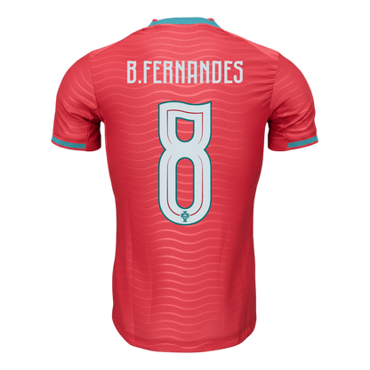 Camiseta Auténtica B.FERNANDES #8 Portugal 2026 Primera Equipación Copa del Mundo - Version Jugador