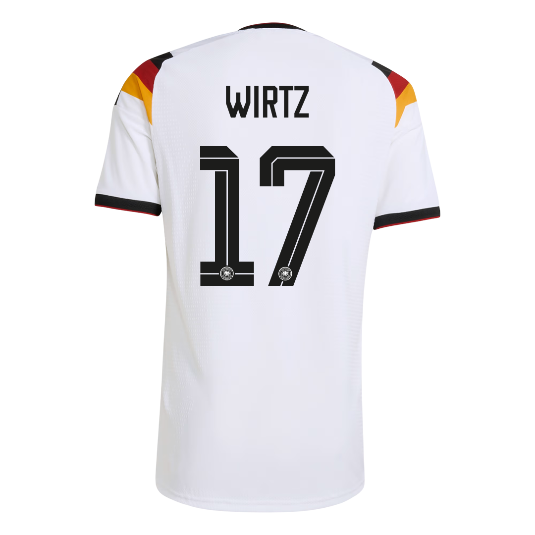 Camiseta Auténtica WIRTZ #17 Germany 2026 Primera Equipación Copa del Mundo - Version Jugador