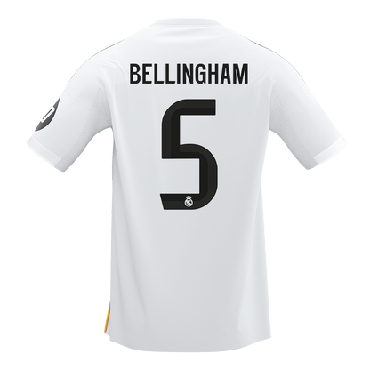 Calidad Premium Camiseta BELLINGHAM #5 Real Madrid 2025/26 Primera Equipación-Versión Hincha-Camisetas Pasion Shop