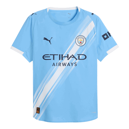 Camiseta Auténtica Manchester City 2025/26 Primera Equipación-Versión Jugador