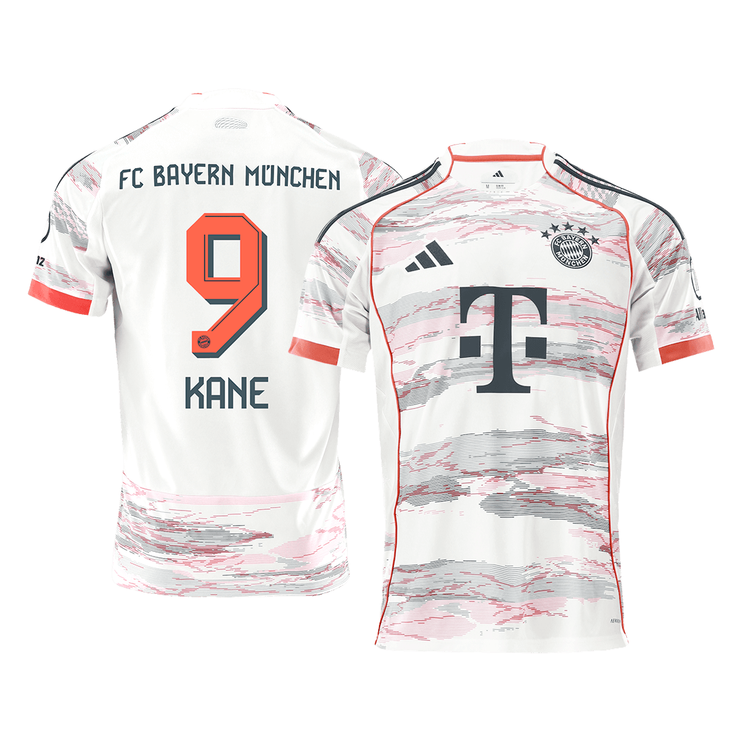 Tricouri Fotbal Bayern Munchen KANE #9 Deplasare 2025/26 (mărime mare)