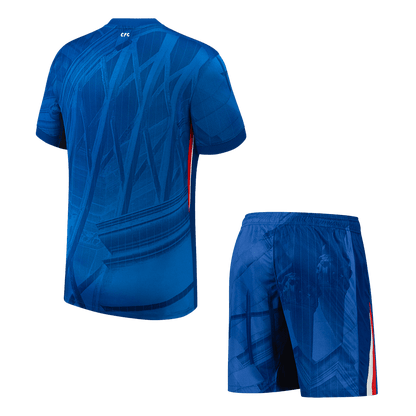 Conjunto Chelsea 2025/26 Primera Equipación (Camiseta + Pantalón Corto)-Camisetas Pasion Shop