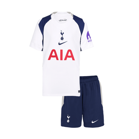 Conjunto Infantil Tottenham Hotspur 2025/26 Primera Equipación camiseta de fútbol