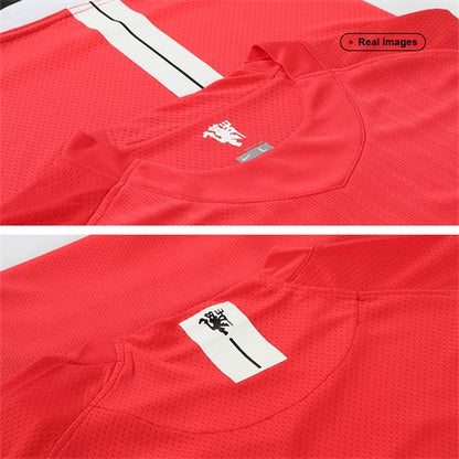Tricouri Fotbal Vintage Manchester United Acasă 2007/08
