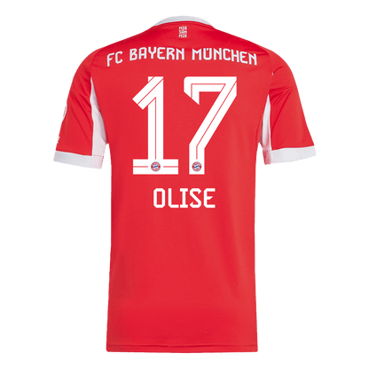 Camiseta OLISE #17 Bayern Munich 2025/26 Primera Equipación - Versión Hincha