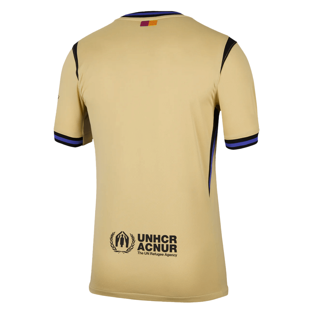 Tricouri Fotbal Barcelona Deplasare 2025/26 (mărime mare)