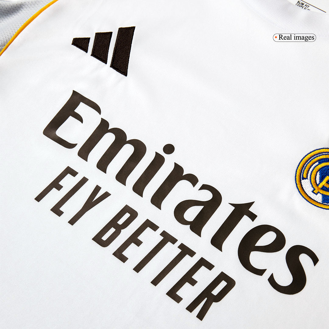 Tricouri Fotbal Real Madrid HUIJSEN #24 Acasă 2025/26 - Premium (mărime mare)