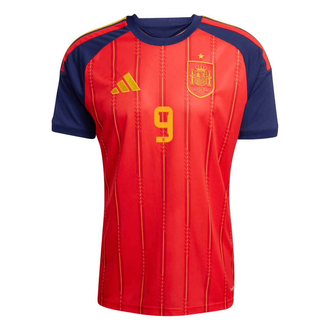 Camiseta GAVI #9 Spain 2026 Primera Equipación Copa del Mundo - Version Hincha - Calidad premium