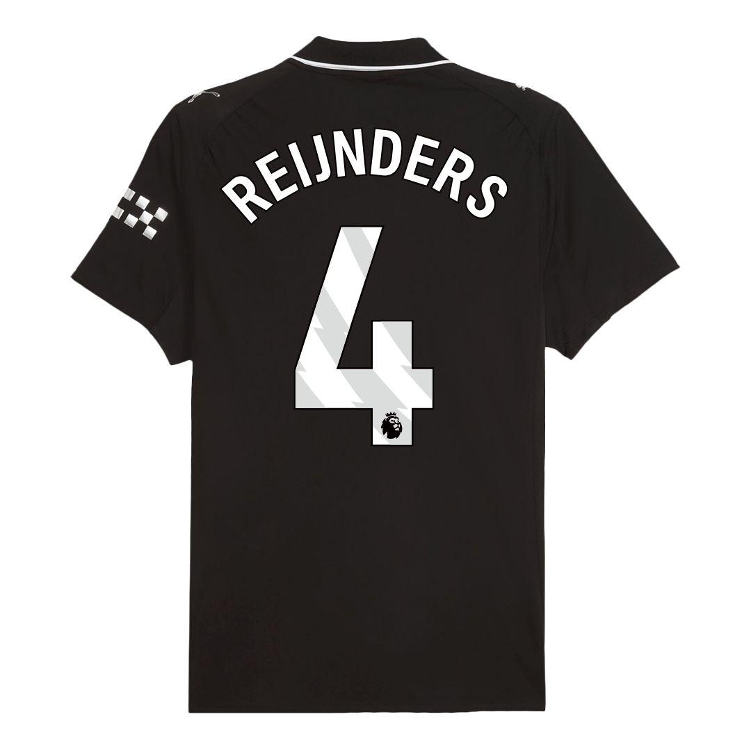 Camiseta Auténtica REIJNDERS #4 Manchester City 2025/26 Segunda Equipación - Version Jugador