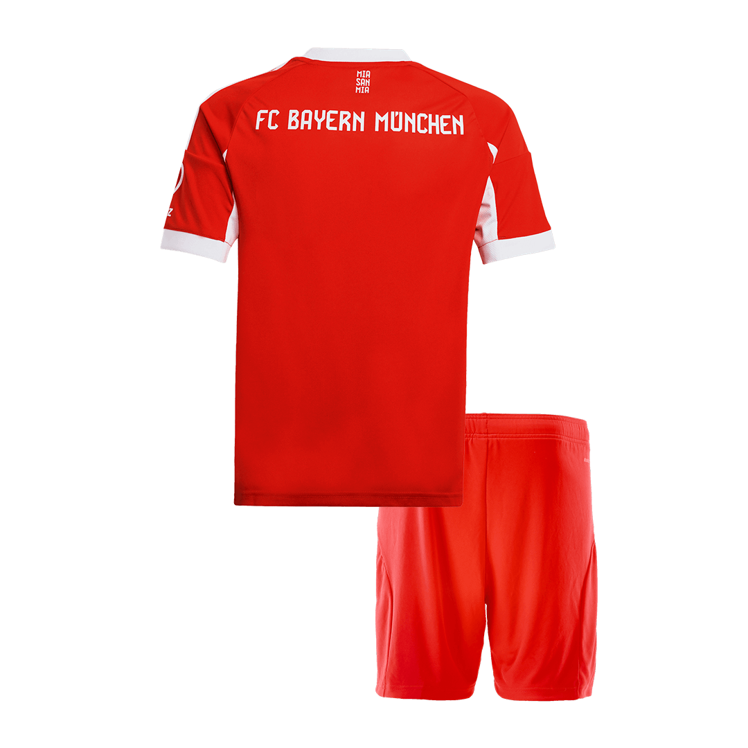 Miniconjunto Bayern Munich 2025/26 Primera Equipación Niño (Camiseta + Pantalón Corto)-Camisetas Pasion Shop