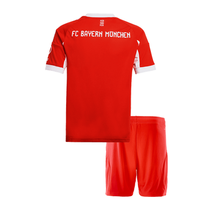 Miniconjunto Bayern Munich 2025/26 Primera Equipación Niño (Camiseta + Pantalón Corto)-Camisetas Pasion Shop