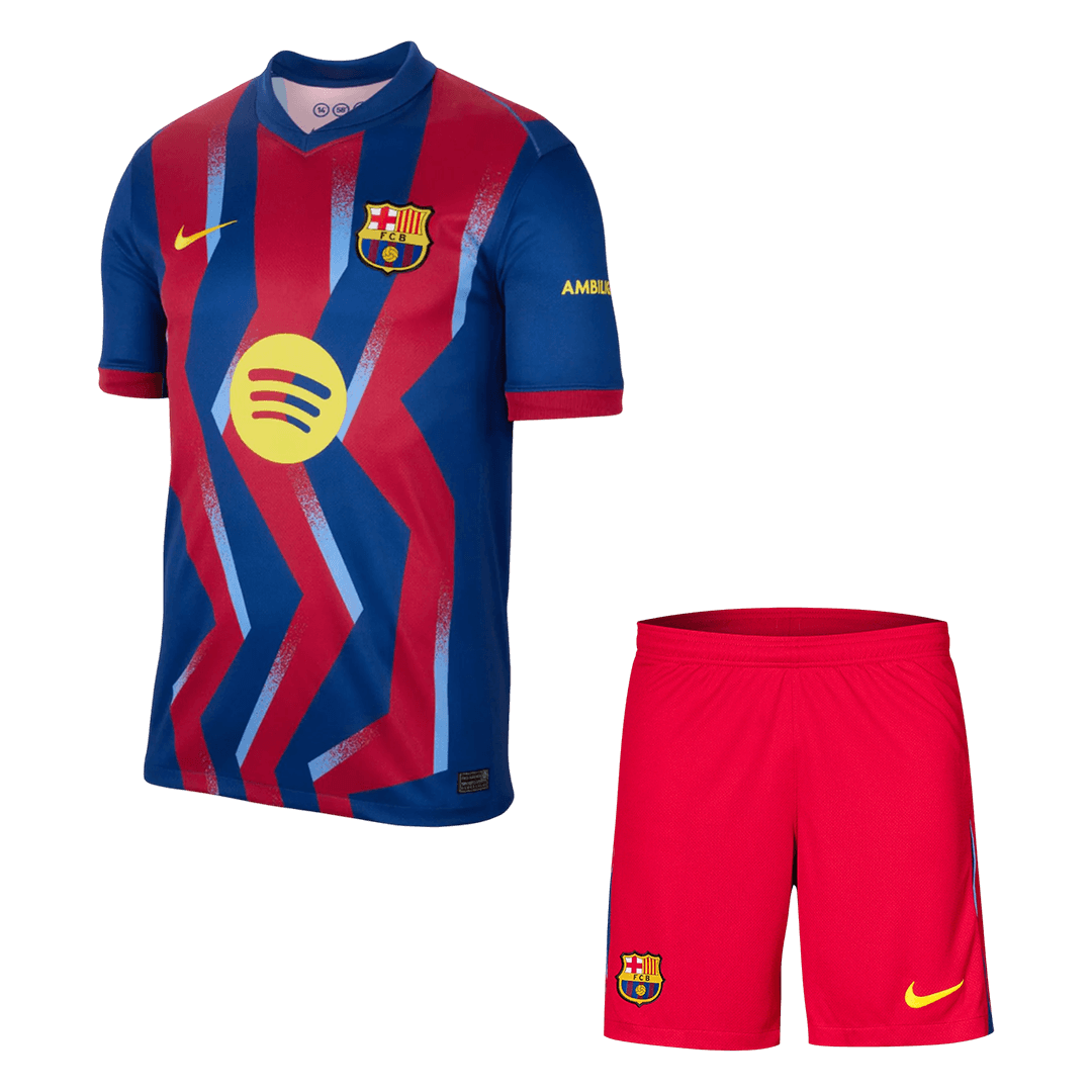 Conjunto Barcelona 
2025/26 Fourth Away camiseta de fútbol