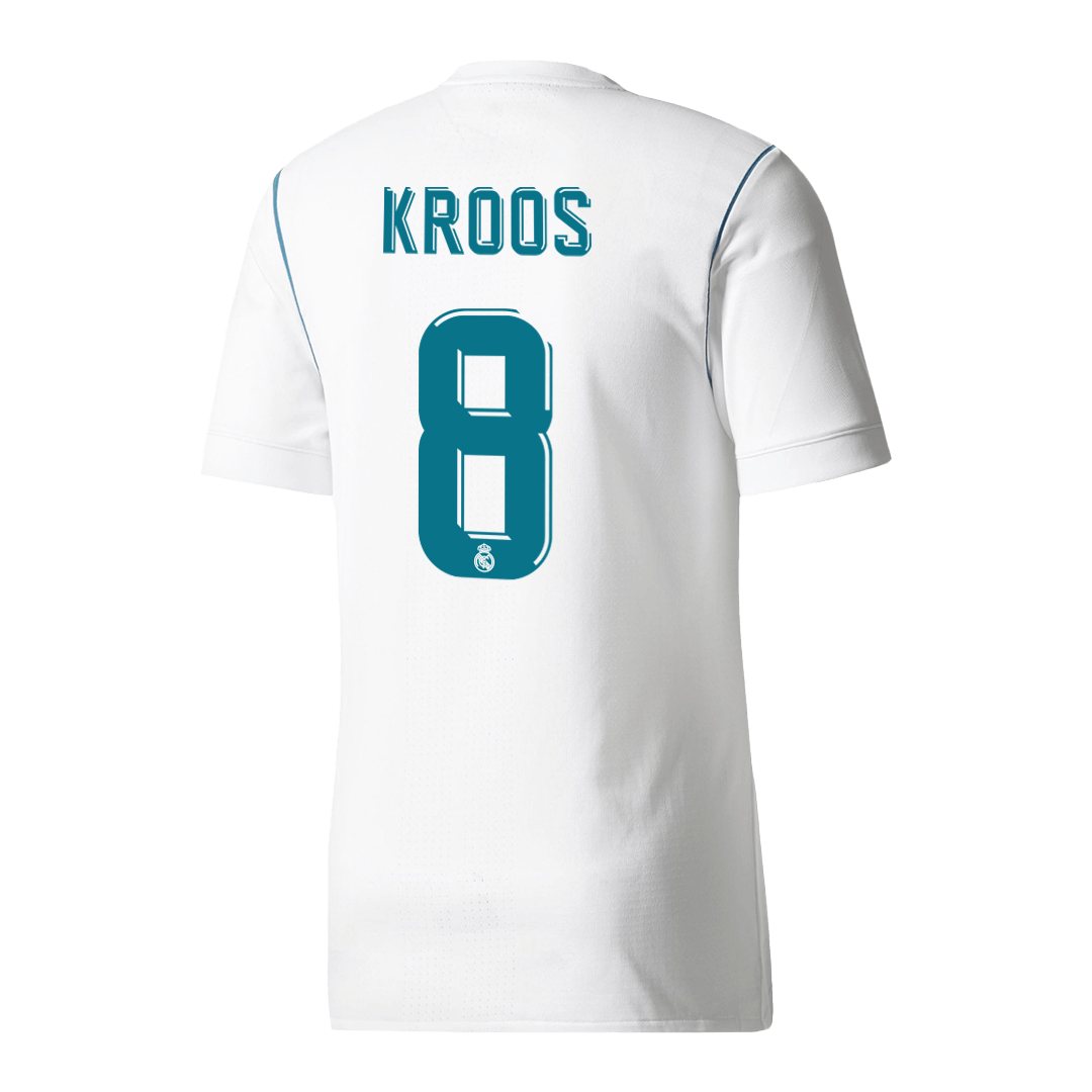 Camiseta Retro 2017/18 KROOS #8 Real Madrid Primera Equipación 2025/26