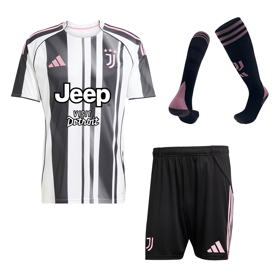 Conjunto Completo Juventus 2025/26 Primera Equipación camiseta de fútbol