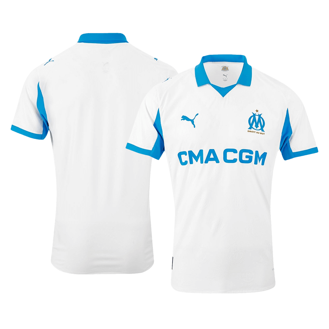 Camiseta Auténtica Marseille 2025/26 Primera Equipación-Versión Jugador-Camisetas Pasion Shop
