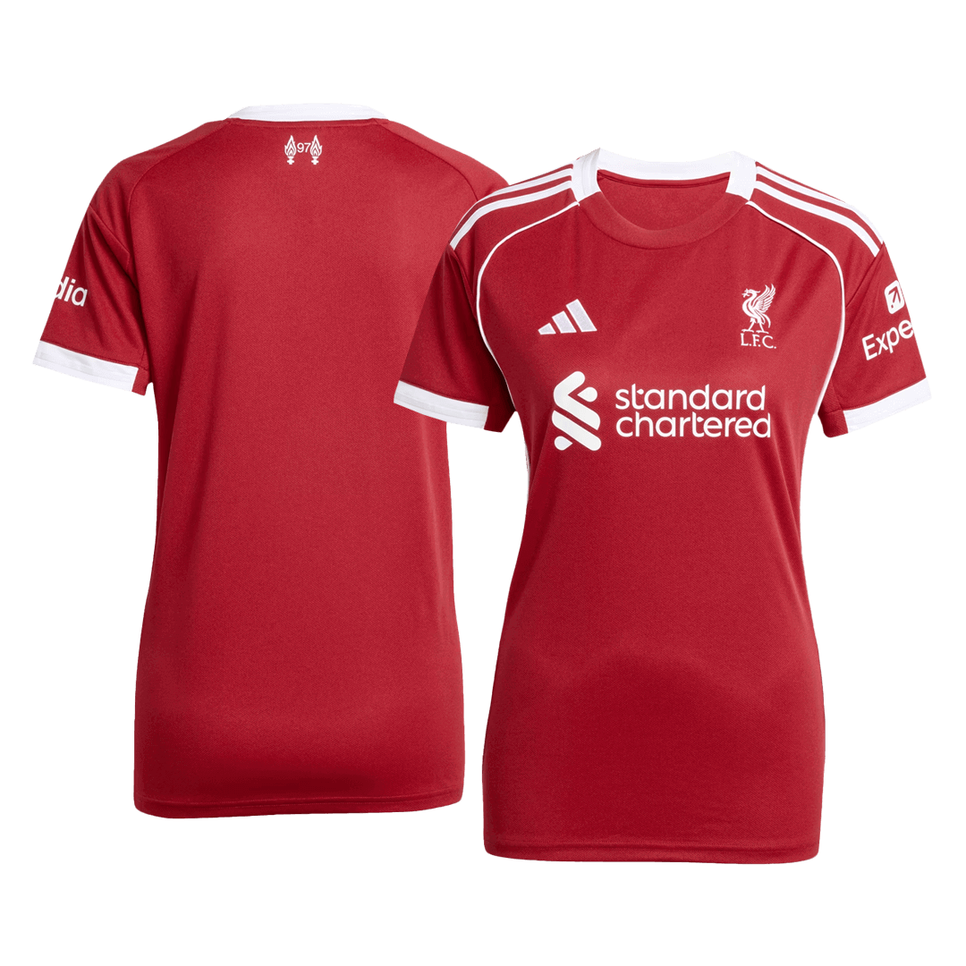 Camiseta Liverpool 2025/26 Primera Equipación Local Mujer - Versión Hincha-Camisetas Pasion Shop