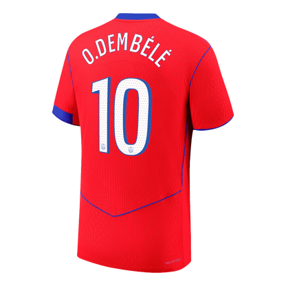 Camiseta Auténtica O.DEMBÉLÉ #10 PSG 2025/26 Tercera Equipación - Version Jugador