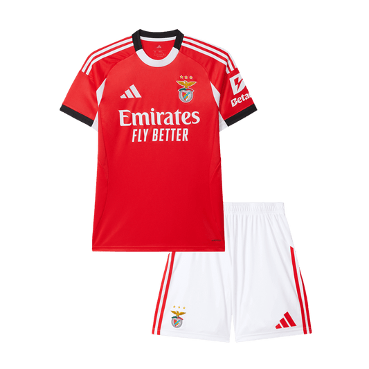 Conjunto Infantil Benfica 2025/26 Primera Equipación camiseta de fútbol